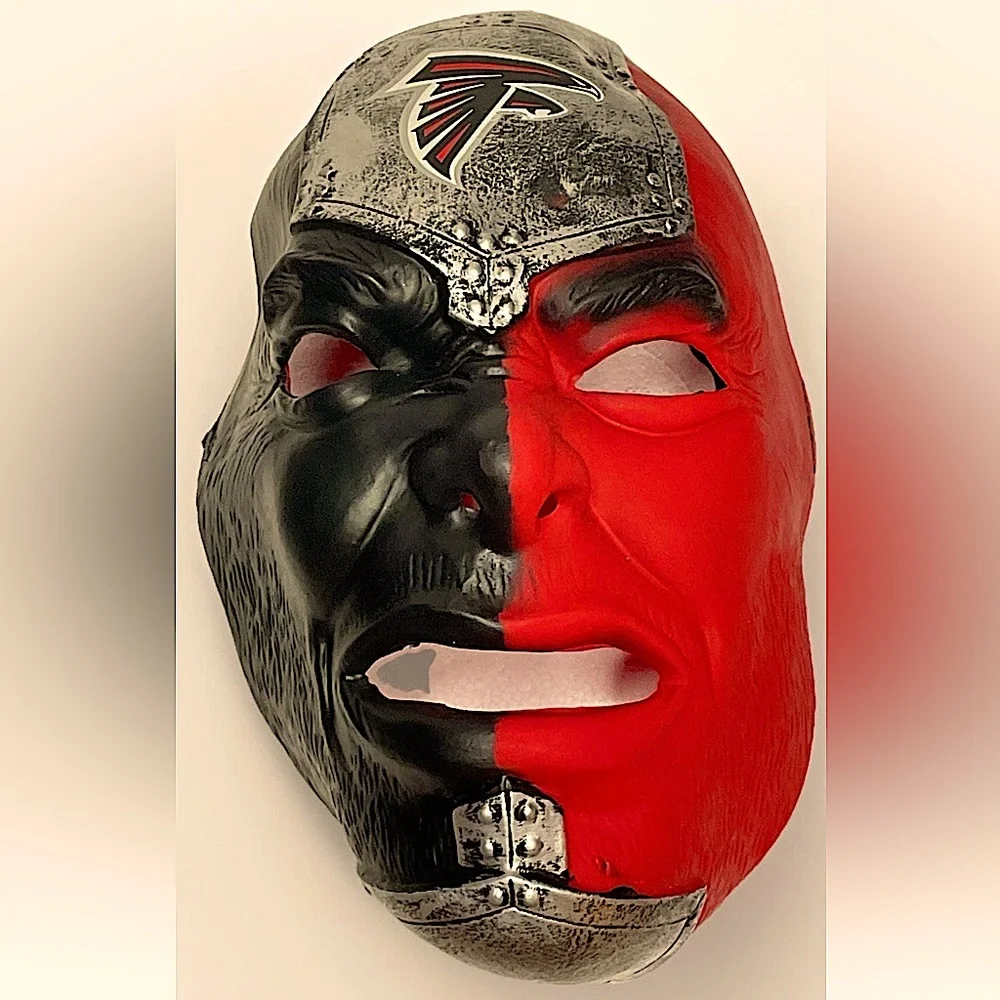 🏈FRANKLIN SPORTS🏈 “FAN FACE” ATLANTA FALCONS NFL OFFICIALLY LICENSED PVC MASK👺